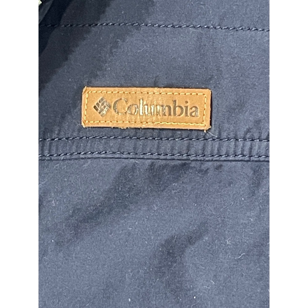 Columbia Womens Navy Sherpa Lined Hooded Parka Jacket XL0628 Blue M outdoors - Picture 3 of 8